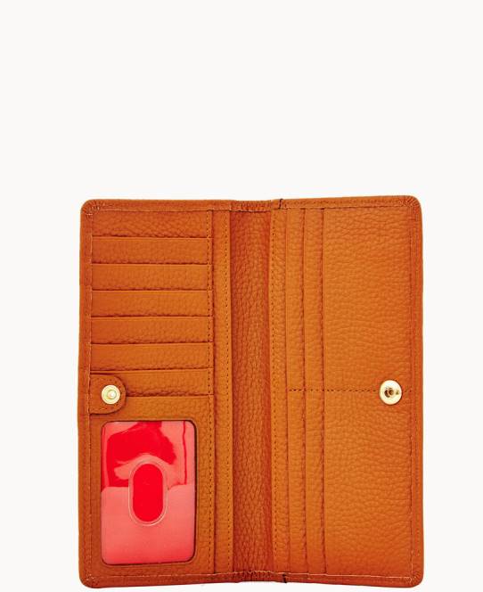 Dooney & Bourke Slank pung med småsten JV0J4649 poser karamel