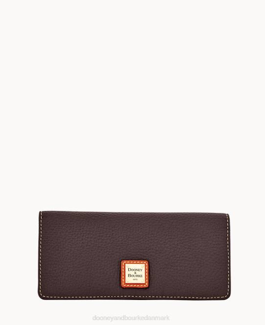 Dooney & Bourke Slank pung med småsten JV0J4652 poser brun tmoro