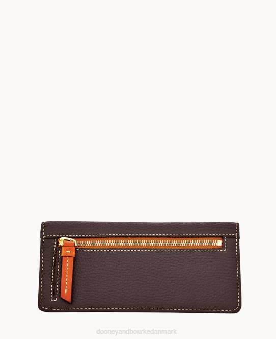 Dooney & Bourke Slank pung med småsten JV0J4652 poser brun tmoro