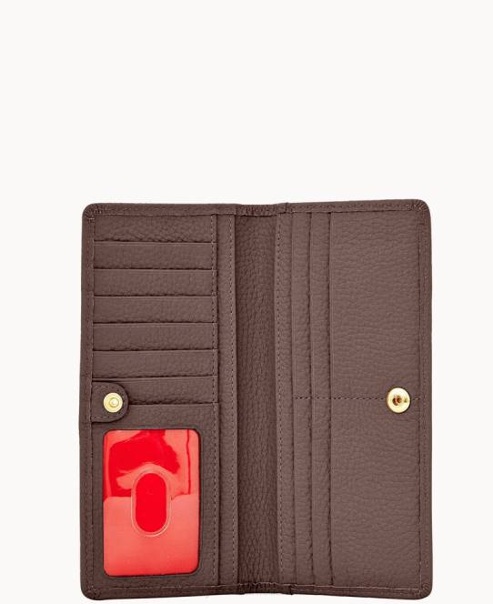 Dooney & Bourke Slank pung med småsten JV0J4653 poser taupe