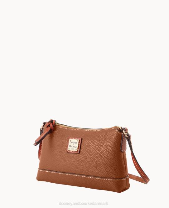 Dooney & Bourke izzy pose med småsten JV0J2509 poser karamel