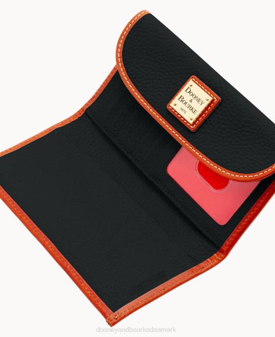 Dooney & Bourke pebble grain kontinental kobling JV0J4225 poser sort