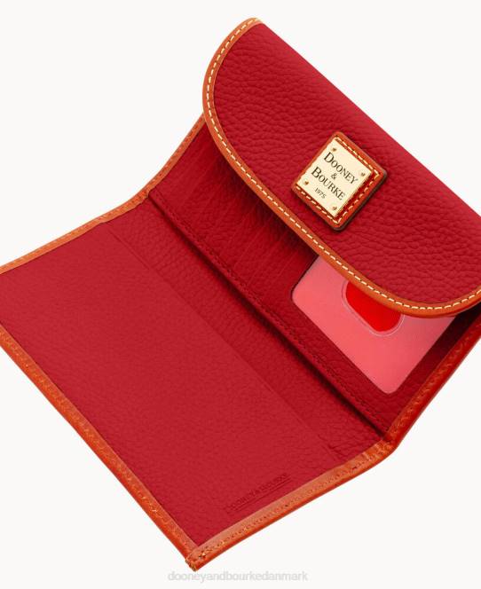 Dooney & Bourke pebble grain kontinental kobling JV0J4232 poser rød