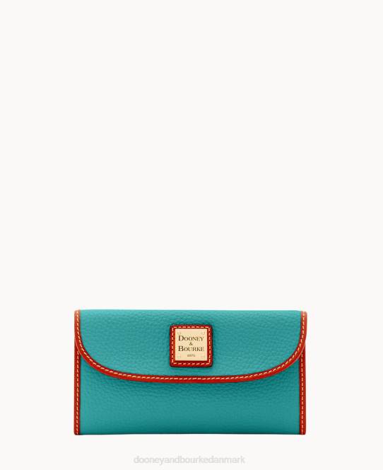 Dooney & Bourke pebble grain kontinental kobling JV0J4236 poser grøn mynte