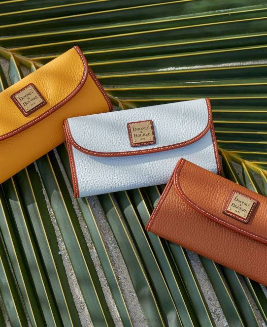 Dooney & Bourke pebble grain kontinental kobling JV0J4236 poser grøn mynte