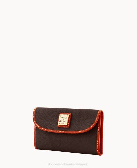 Dooney & Bourke pebble grain kontinental kobling JV0J4237 poser brun tmoro