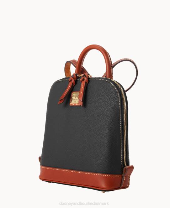 Dooney & Bourke pebble grain lille zip pod rygsæk JV0J3960 poser sort