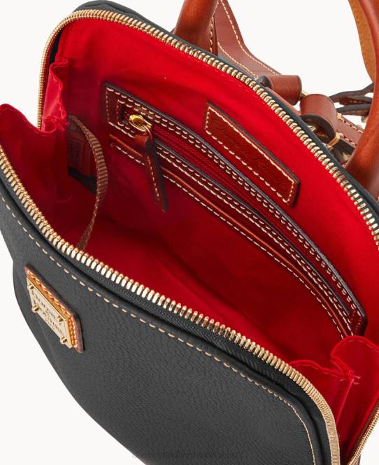 Dooney & Bourke pebble grain lille zip pod rygsæk JV0J3960 poser sort