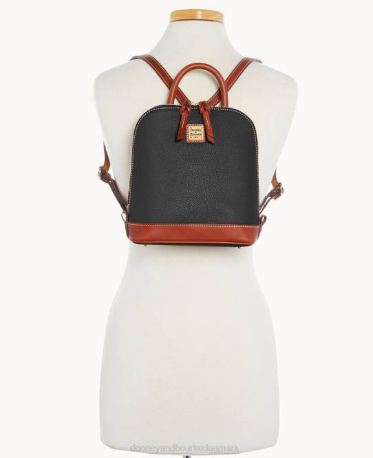Dooney & Bourke pebble grain lille zip pod rygsæk JV0J3960 poser sort