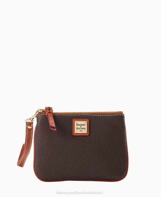 Dooney & Bourke pebble grain stadion armbånd JV0J4819 poser brun tmoro