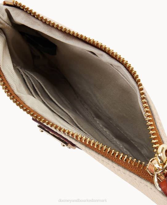Dooney & Bourke pebble grain stadion armbånd JV0J4820 poser knogle