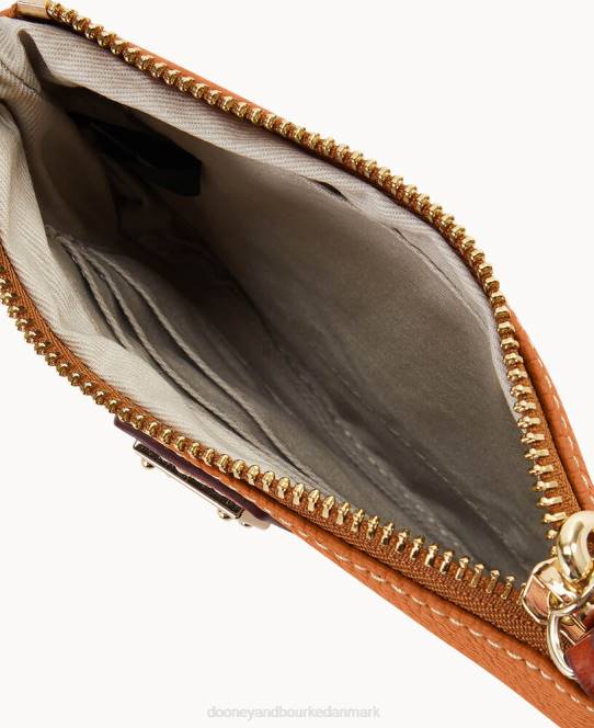 Dooney & Bourke pebble grain stadion armbånd JV0J4823 poser fransk karamel