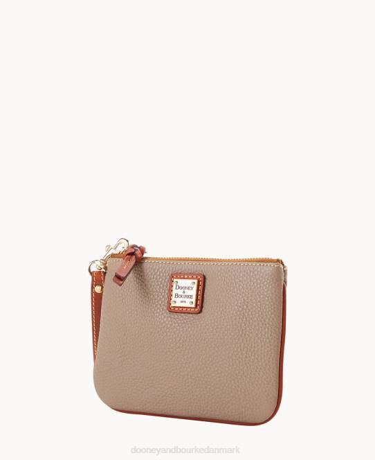 Dooney & Bourke pebble grain stadion armbånd JV0J4827 poser taupe
