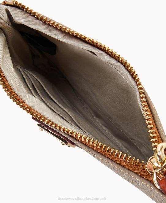 Dooney & Bourke pebble grain stadion armbånd JV0J4827 poser taupe