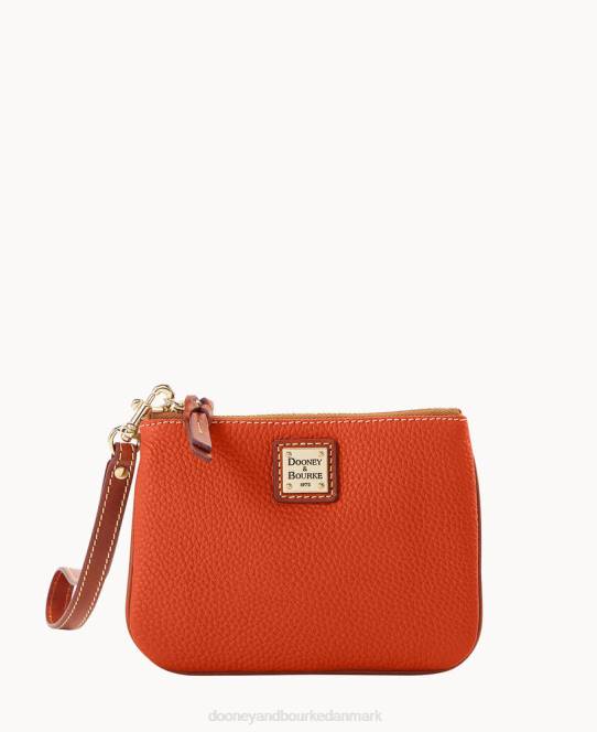 Dooney & Bourke pebble grain stadion armbånd JV0J4829 poser terracotta