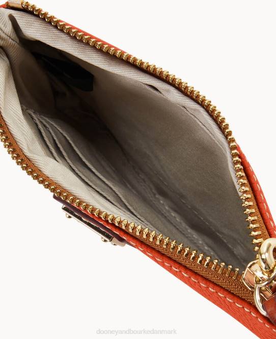 Dooney & Bourke pebble grain stadion armbånd JV0J4829 poser terracotta