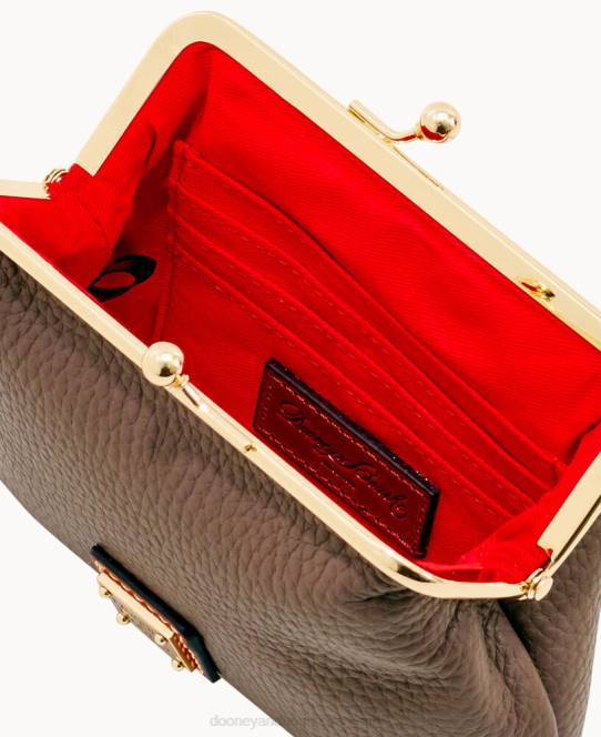 Dooney & Bourke rullestenskorn stor indrammet pung JV0J4218 poser elefant