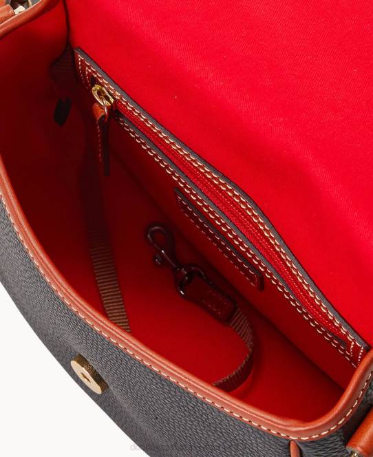 Dooney & Bourke sadeltaske med småsten JV0J2635 poser sort