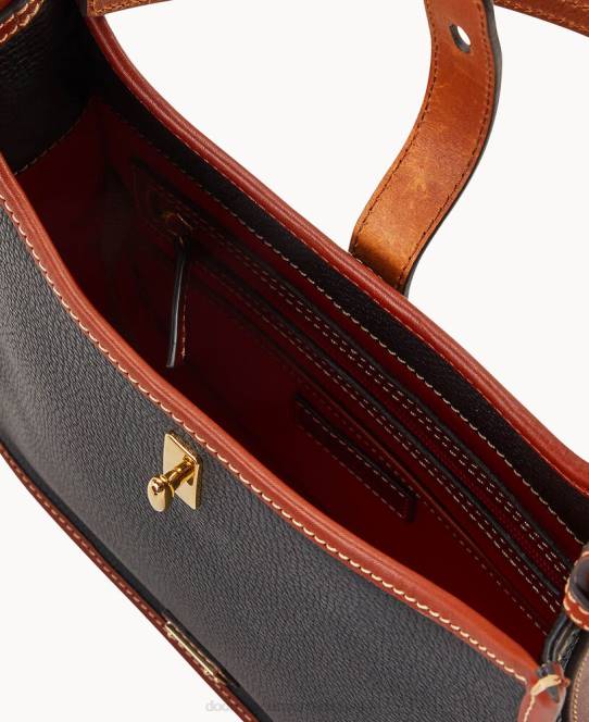 Dooney & Bourke småsten korn budbringer JV0J3842 poser sort