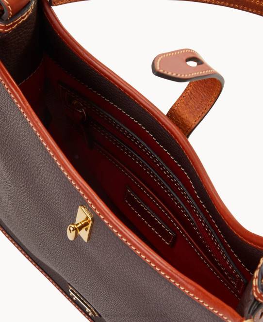 Dooney & Bourke småsten korn budbringer JV0J3843 poser brun tmoro
