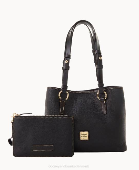 Dooney & Bourke småsten korn lille briana med pose JV0J574 poser sort