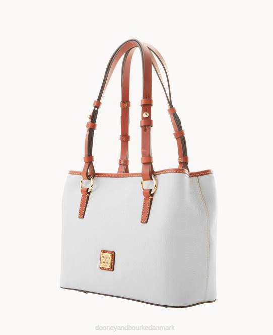 Dooney & Bourke småsten korn lille briana med pose JV0J580 poser hvid