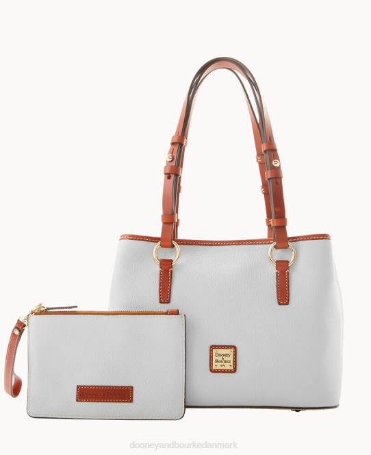Dooney & Bourke småsten korn lille briana med pose JV0J580 poser hvid
