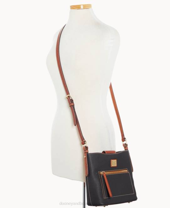 Dooney & Bourke småsten korn lille ridley JV0J2316 poser sort