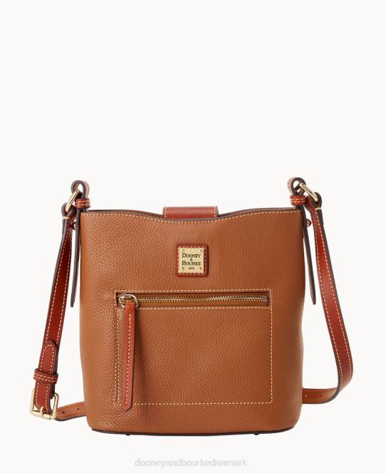 Dooney & Bourke småsten korn lille ridley JV0J2317 poser karamel