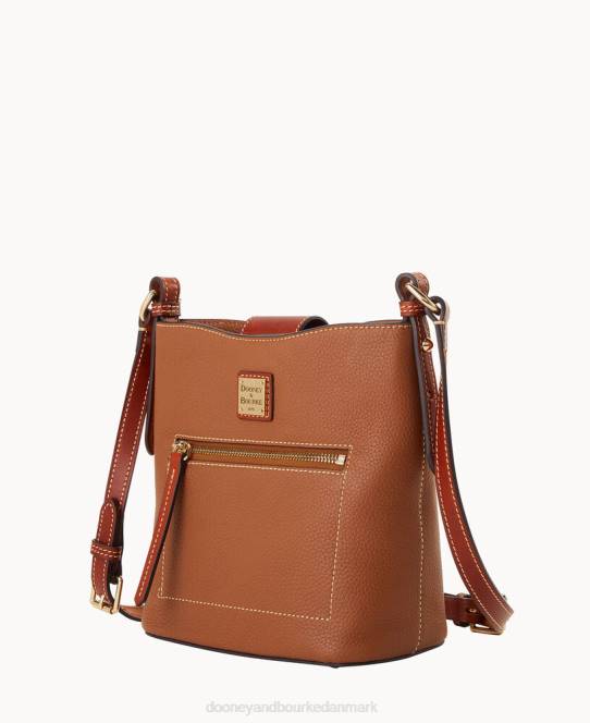 Dooney & Bourke småsten korn lille ridley JV0J2317 poser karamel