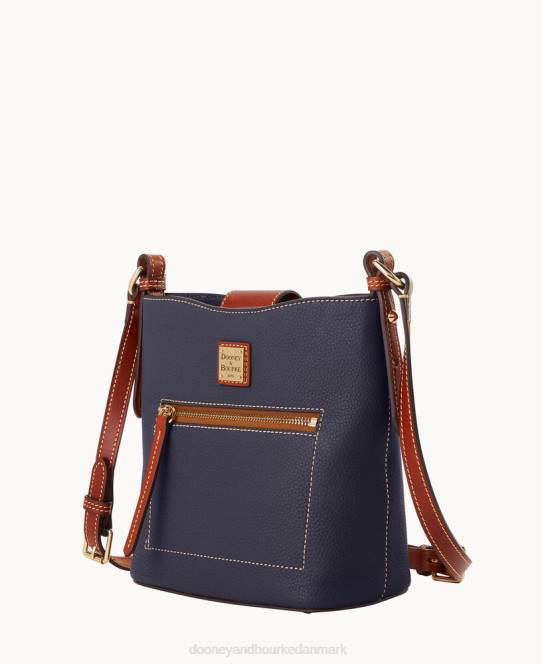 Dooney & Bourke småsten korn lille ridley JV0J2318 poser midnatsblå