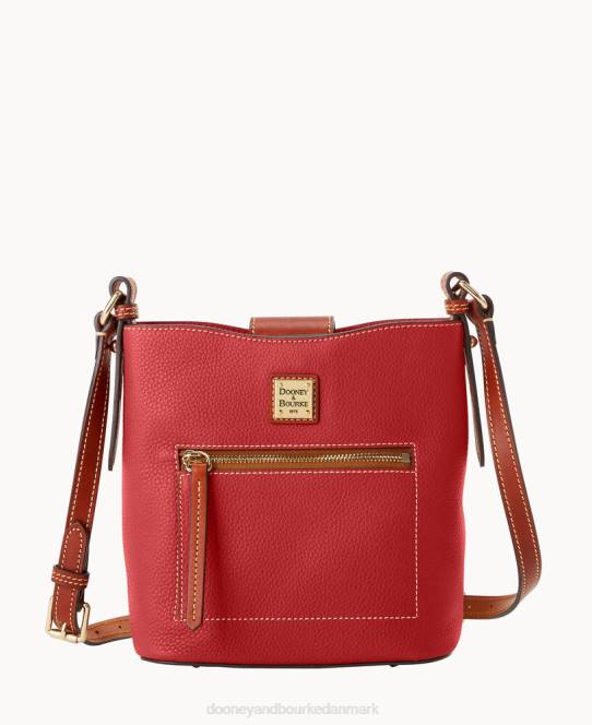 Dooney & Bourke småsten korn lille ridley JV0J2319 poser rød