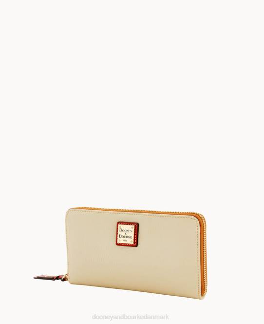 Dooney & Bourke småsten med stor lynlås rundt om armbånd JV0J4543 poser knogle