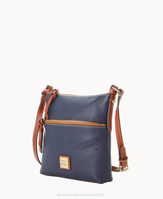 Dooney & Bourke småstens korn brevbærer JV0J2386 poser midnatsblå
