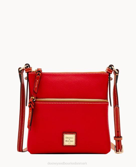 Dooney & Bourke småstens korn brevbærer JV0J2388 poser rød