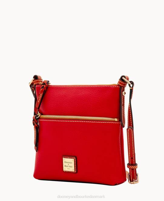 Dooney & Bourke småstens korn brevbærer JV0J2388 poser rød