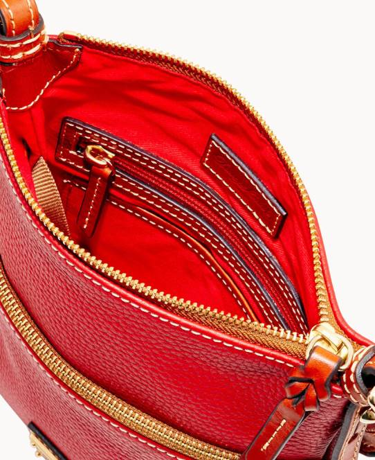 Dooney & Bourke småstens korn brevbærer JV0J2388 poser rød
