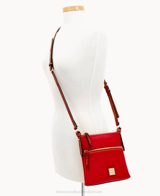 Dooney & Bourke småstens korn brevbærer JV0J2388 poser rød