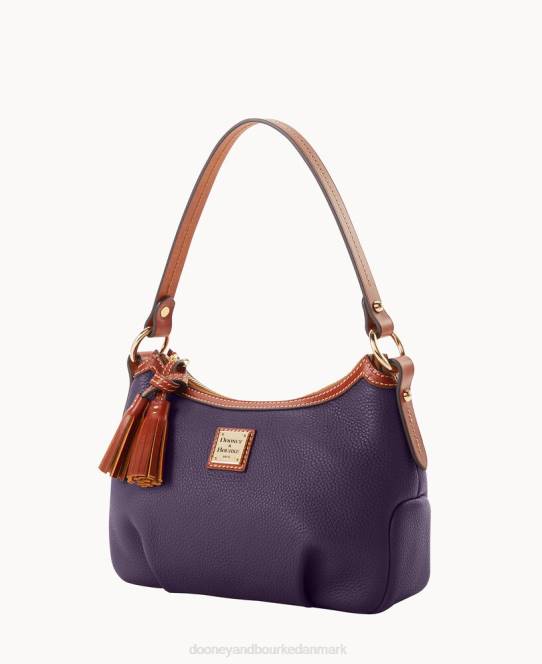 Dooney & Bourke småstens kornpose JV0J3157 poser blomme vin