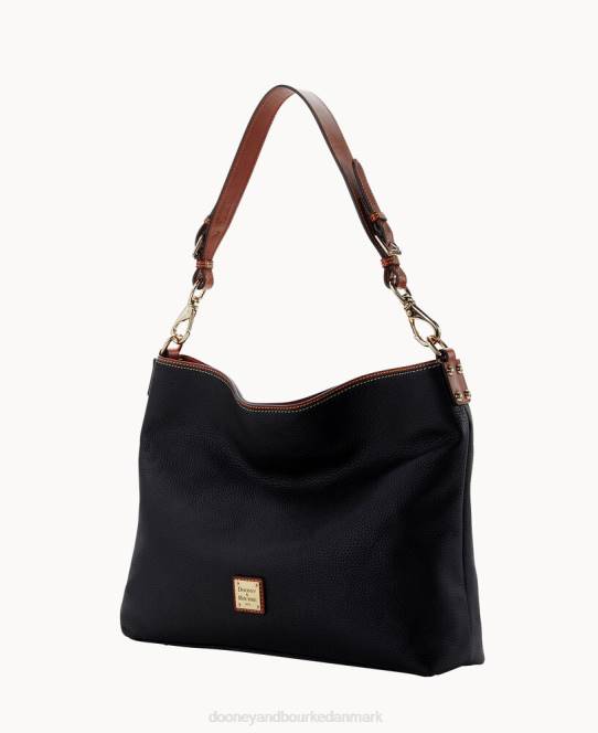 Dooney & Bourke småstenskorn ekstra stor courtneysæk JV0J3532 poser sort
