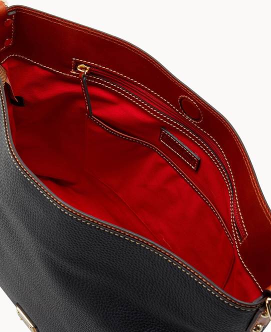 Dooney & Bourke småstenskorn ekstra stor courtneysæk JV0J3532 poser sort