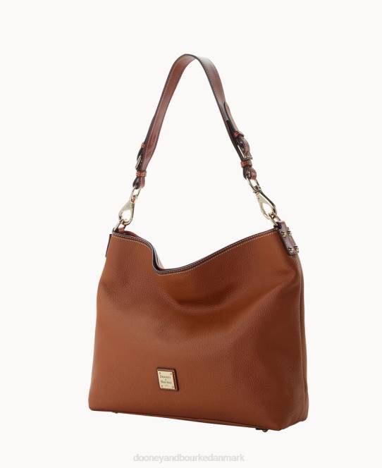Dooney & Bourke småstenskorn ekstra stor courtneysæk JV0J3533 poser karamel