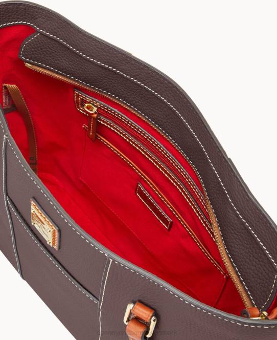 Dooney & Bourke stenkorn lexington JV0J1192 poser brun tmoro