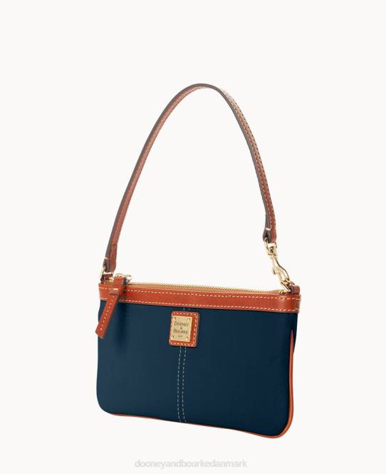 Dooney & Bourke store slanke armbånd med småsten JV0J4691 poser midnatsblå