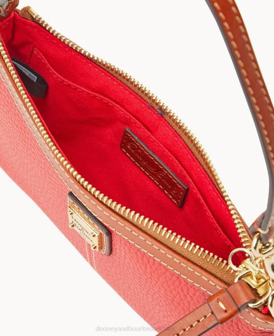 Dooney & Bourke store slanke armbånd med småsten JV0J4692 poser rød