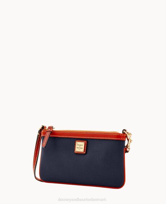 Dooney & Bourke store slanke armbånd med småsten JV0J4728 poser midnatsblå