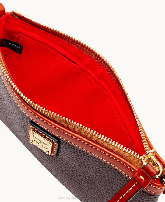 Dooney & Bourke store slanke armbånd med småsten JV0J4729 poser brun tmoro