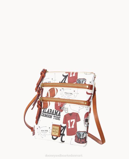 Dooney & Bourke Collegiate alabama n s triple zip crossbody JV0J1952 poser u af alabama