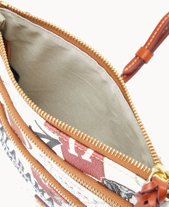 Dooney & Bourke Collegiate alabama n s triple zip crossbody JV0J1952 poser u af alabama