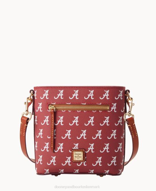 Dooney & Bourke Collegiate alabama small zip crossbody JV0J2101 poser u af alabama